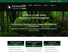 Tablet Screenshot of elementalnw.com